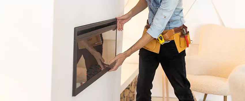 Metal Fireplace Installation in Eau Claire, Wisconsin