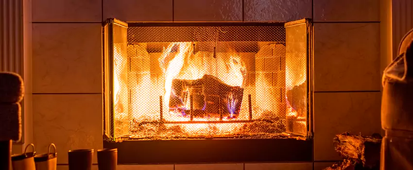 Mendota Hearth Landscape Fireplace Installation in Eau Claire, Wisconsin