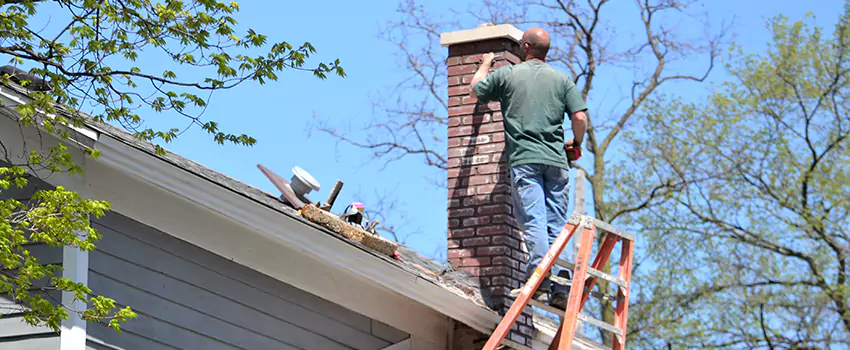 Vinyl and PVC Chimney Flashing Installation in Eau Claire, WI