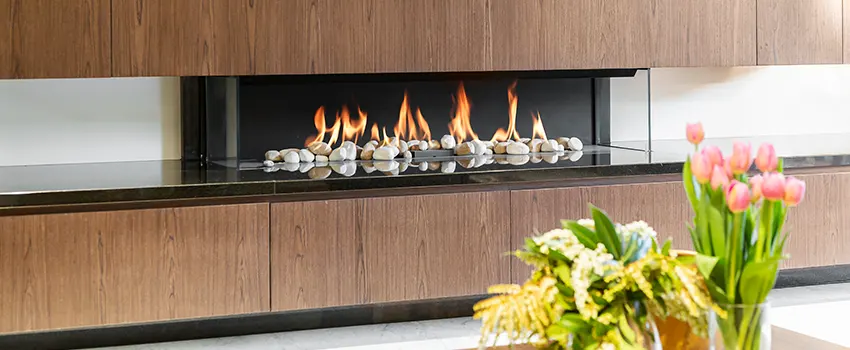 Double-height Fireplace Design Refurbishment in Eau Claire, Wisconsin