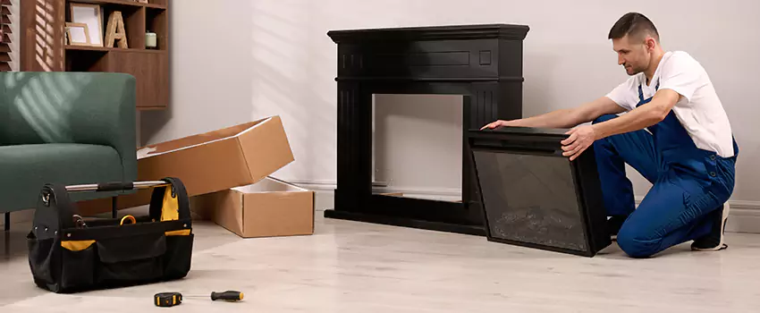 Old Rusted Metal Fireplace Repair And Replacement in Eau Claire, WI